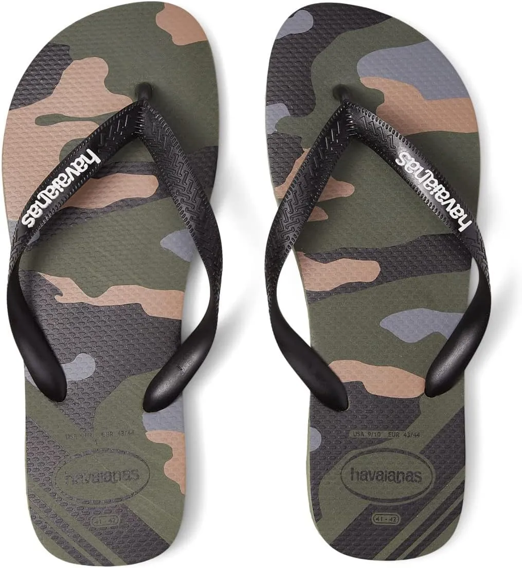 Havaianas mens Top Camo Sandal Moss
