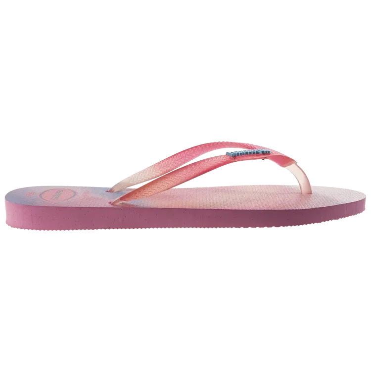 HAVAIANAS SLIM METALLIC RAINBOW - PINK LEMONADE