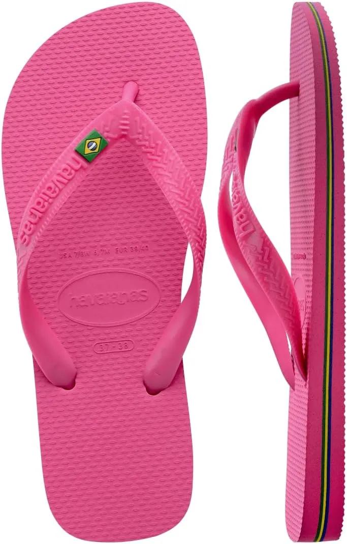 Havaianas Women's Brazil Logo Flip Flops - Spring and Summer Sandals for Women