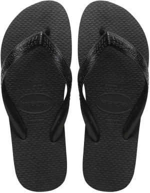 Havaianas Women's Color Flip Flops - Spring & Summer Style Sandals, Black, 7/8