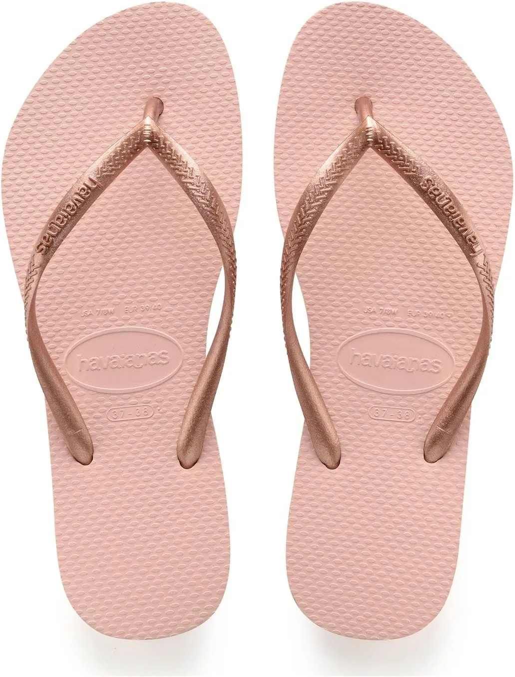 Havaianas Women's Slim Organic Flip Flop Sandals, Floral Design