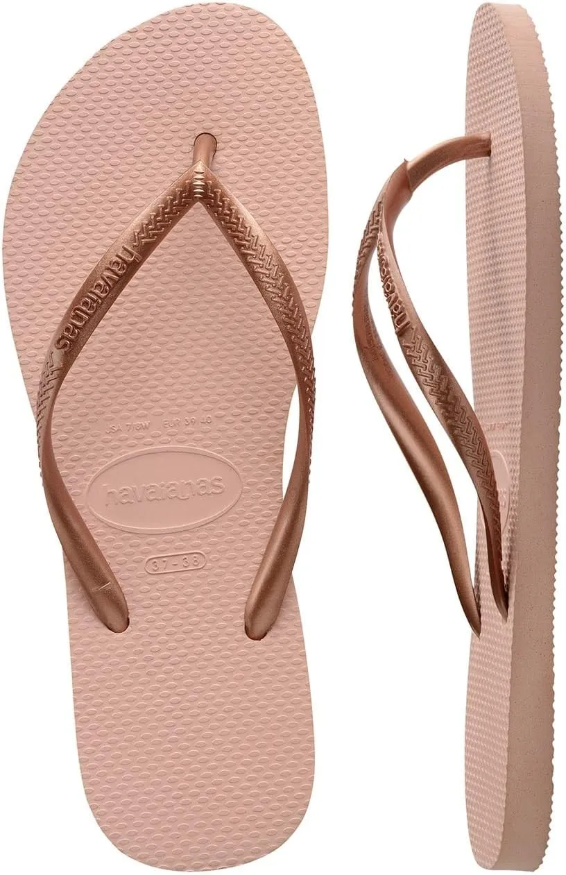 Havaianas Women's Slim Organic Flip Flop Sandals, Floral Design
