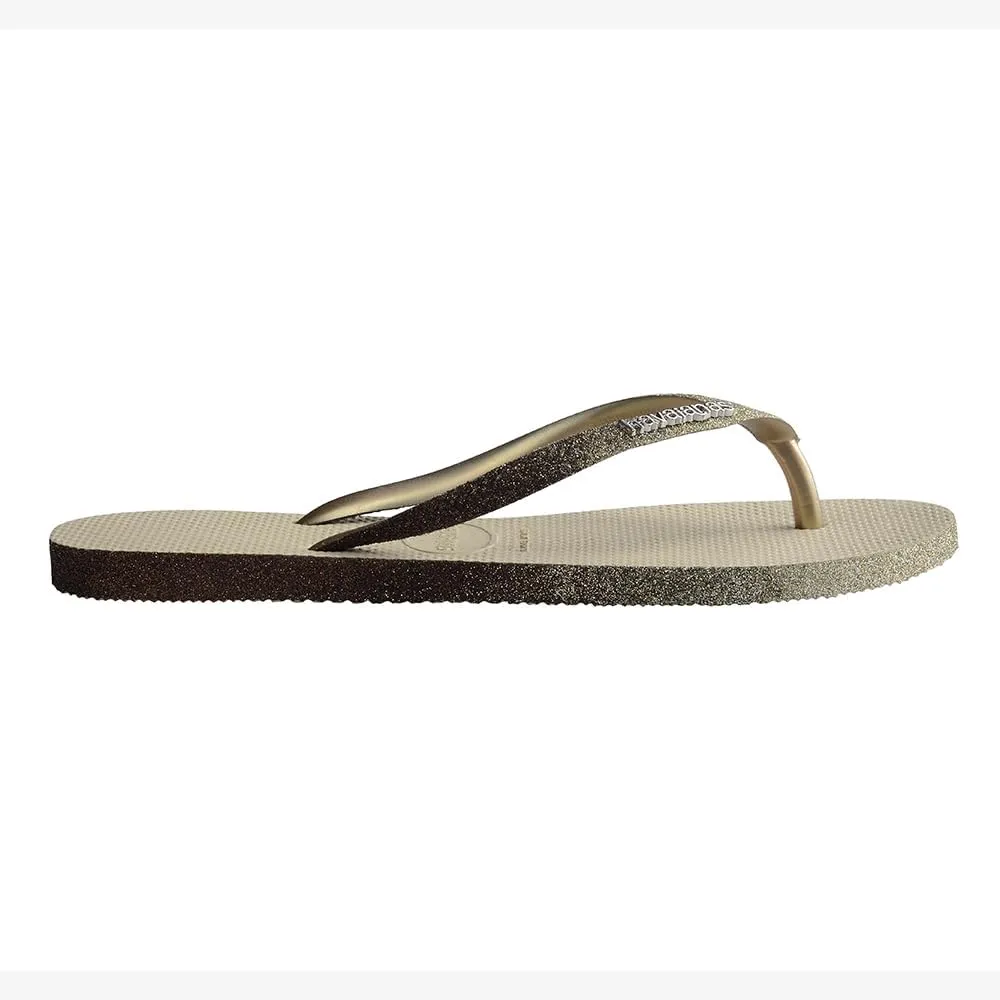 havaianas Women's Slim Sparkle Sandal Sand Grey