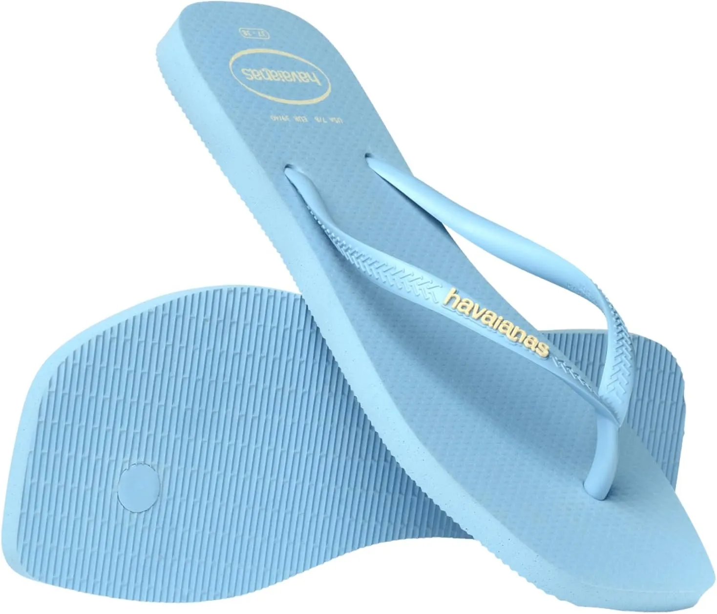 Havaianas Women's Slim Square Logo Pop Flip-Flop
