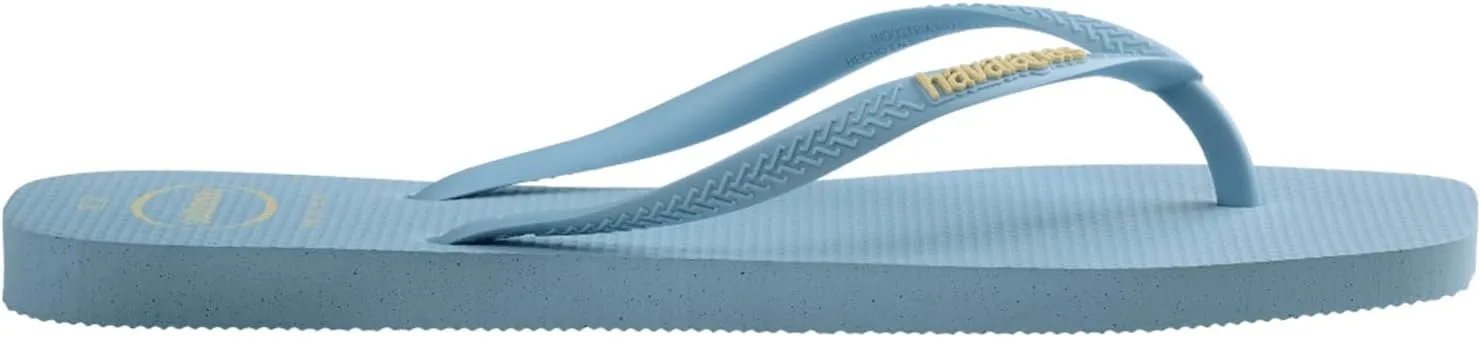Havaianas Women's Slim Square Logo Pop Flip-Flop