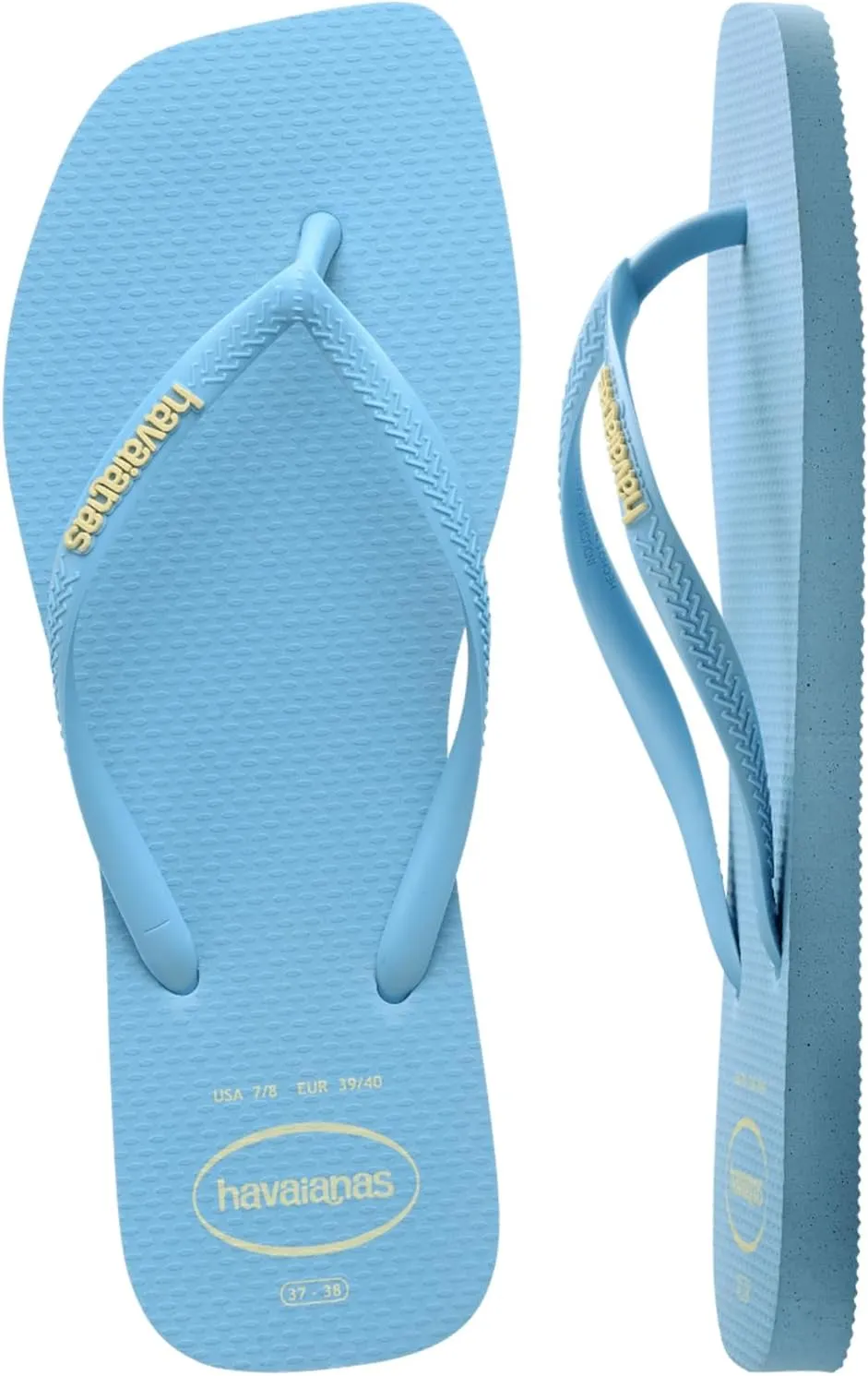 Havaianas Women's Slim Square Logo Pop Flip-Flop