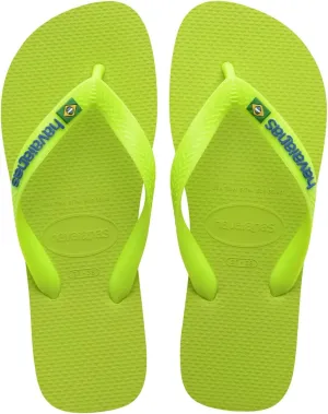 Havaianas Women's Top Brazil Logo Colors Flip Flops - Women's Sandals for Swimming Pools