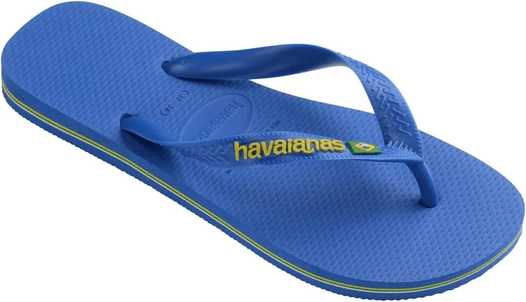 Havaianas Women's Top Brazil Logo Colors Flip Flops - Women's Sandals for Swimming Pools