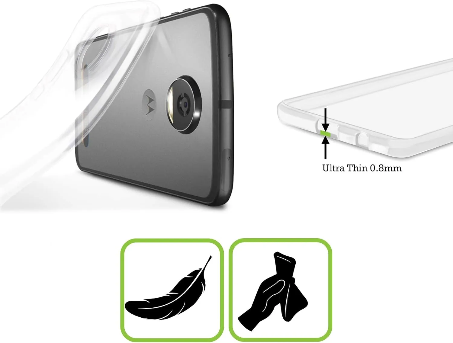 Head Case Designs Officially Licensed Vincent HIE Loving Wolves Canidae Soft Gel Case Compatible with Motorola Moto G50