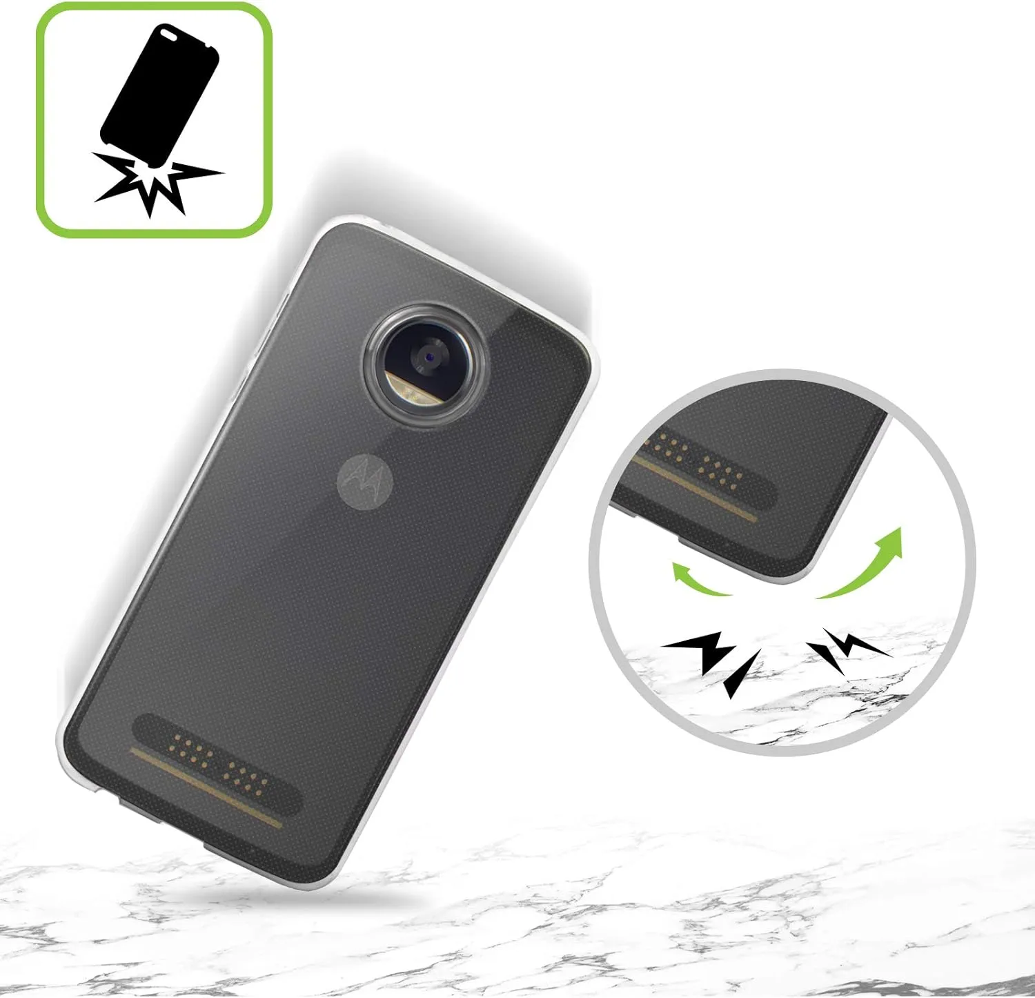 Head Case Designs Officially Licensed Vincent HIE Loving Wolves Canidae Soft Gel Case Compatible with Motorola Moto G50