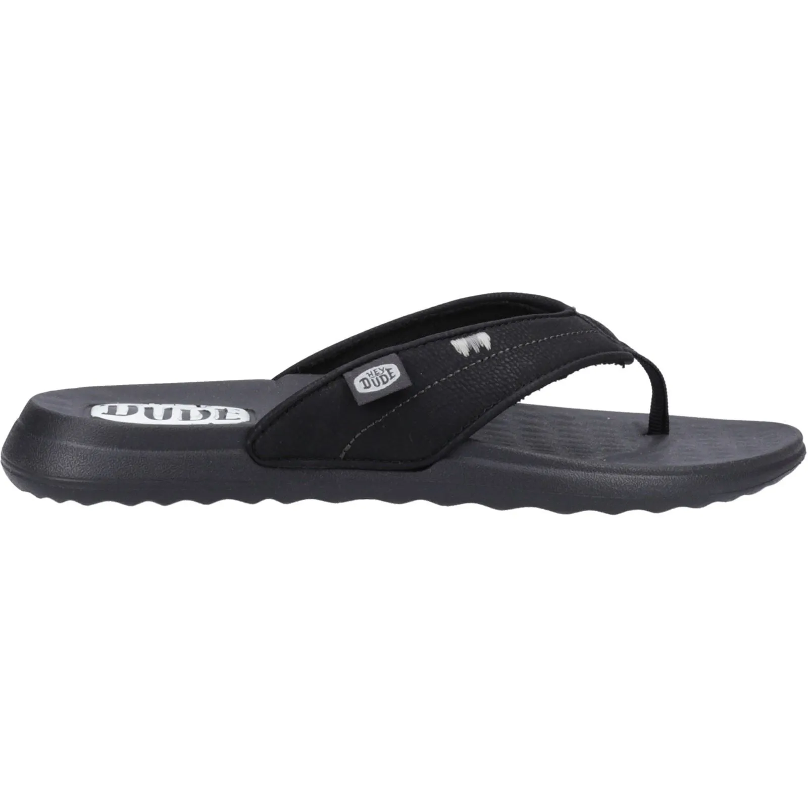 HEYDUDE Women's Christi Flip Classic Sandal in Black