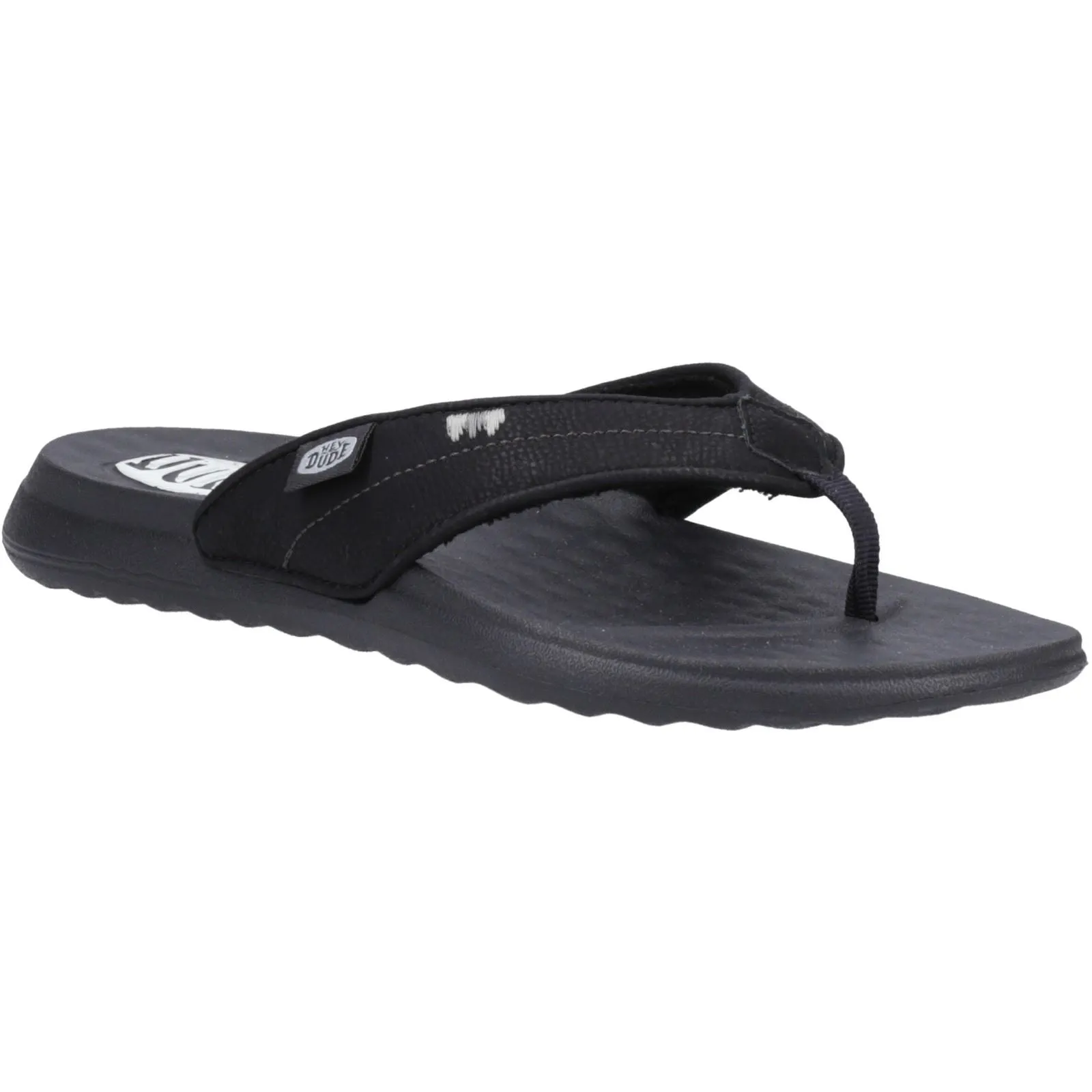 HEYDUDE Women's Christi Flip Classic Sandal in Black