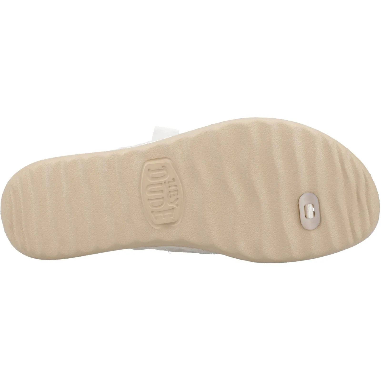 HEYDUDE Women's Christi Flip Classic Sandal in Gold