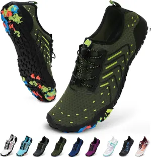 Hike Barefoot Water Shoes Women Men Footwear Wide Toe Quick-Dry Pro Barefoot Swim Beach Breathable Grounding Shoes Non-Slip Aqua Socks Shoe for Pool Walking Kayaking Hiking Surfing