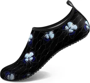 Homitem Water Shoes for Women Men Aqua Socks Swim Beach Pool River Slip-On Barefoot Quick-Dry Vacation Cruise Essentials Accessories for Yoga Kayak Sports