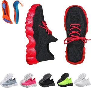 Hrtesus Nurse Babe Tennis Shoes Women, Ortho Pro Shoes for Women, Classic Lace Up Low Top Slip-On Sneakers, Women's Breathable Running Walking Shoes with Orthopedic Insoles