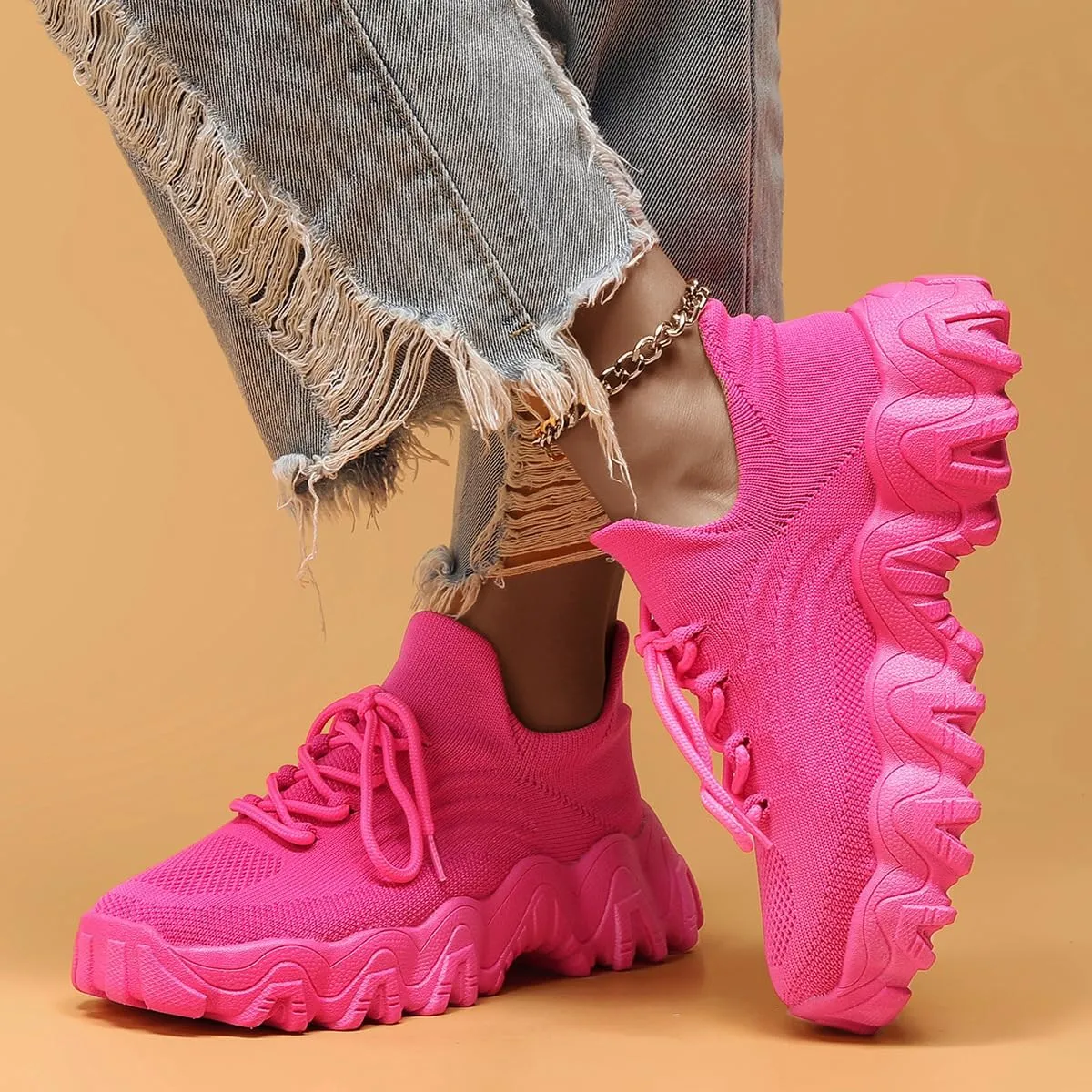 Hrtesus Nurse Babe Tennis Shoes Women, Ortho Pro Shoes for Women, Classic Lace Up Low Top Slip-On Sneakers, Women's Breathable Running Walking Shoes with Orthopedic Insoles