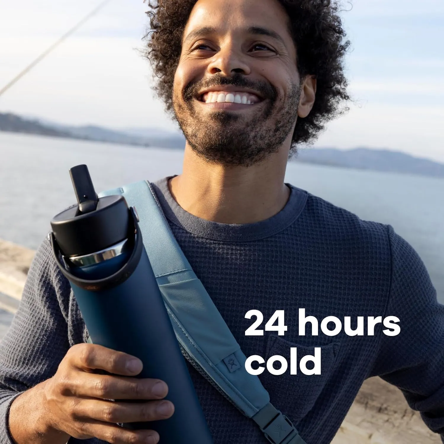 Hydro Flask Wide Flex Straw Cap Fir 32 Oz