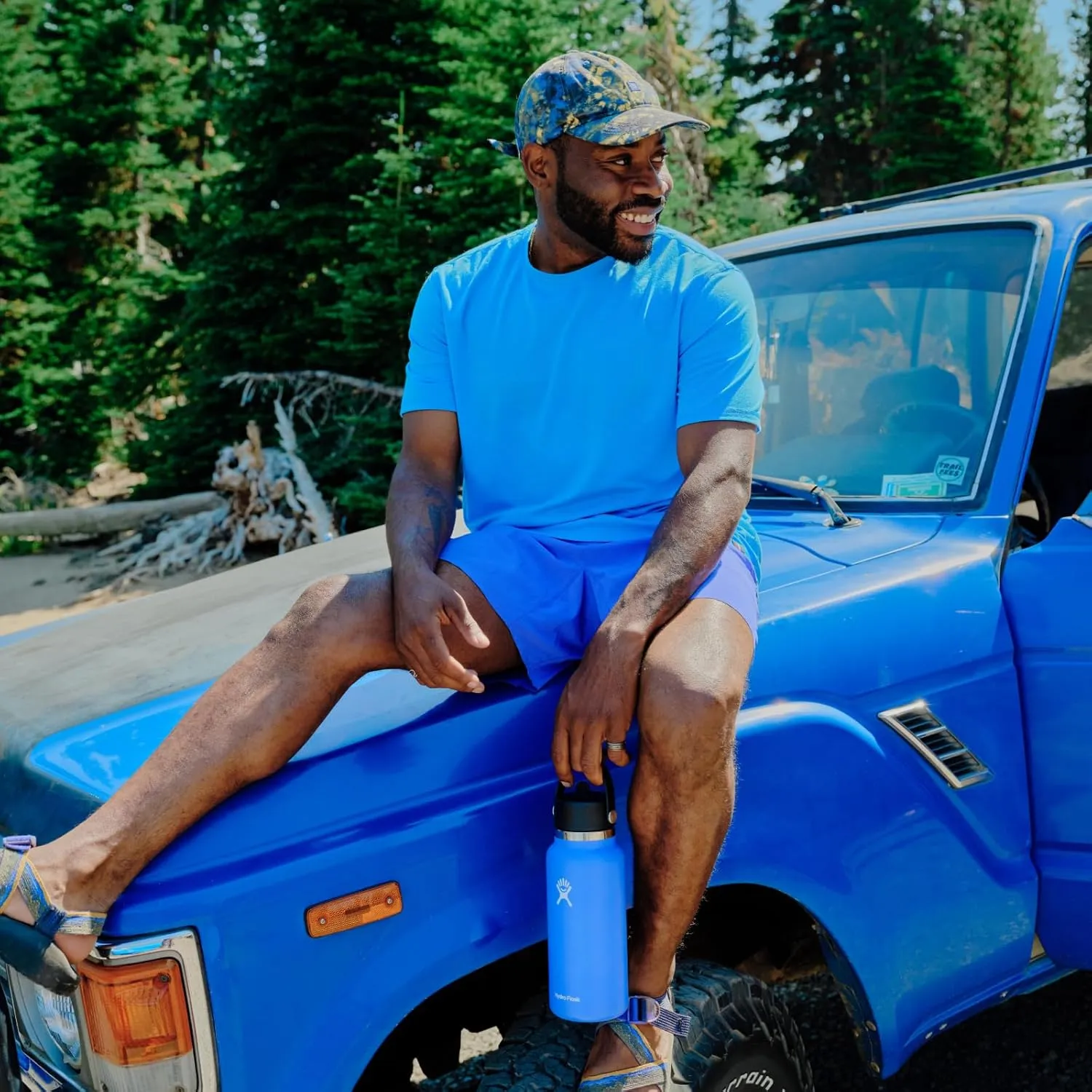 Hydro Flask Wide Flex Straw Cap Fir 32 Oz