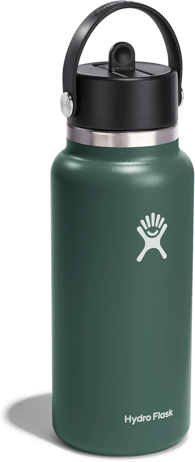 Hydro Flask Wide Flex Straw Cap Fir 32 Oz