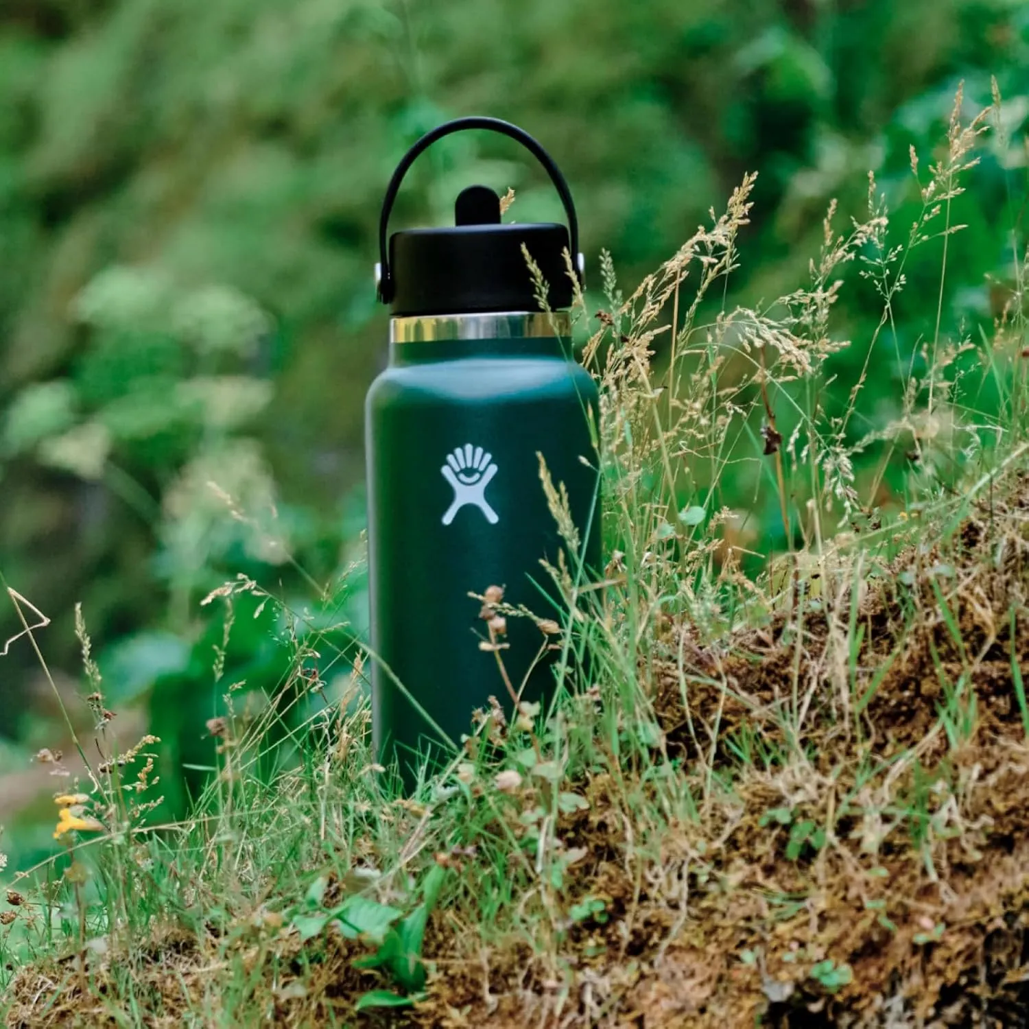 Hydro Flask Wide Flex Straw Cap Fir 32 Oz