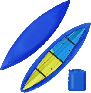 i Cover Kayak, Outdoor Storage Heavy Duty Waterproof, UV Resistant Boats Covers Fits 16.8-18ft Kayaks, Canoes, SUP, Paddle Board, and Fishing Boat