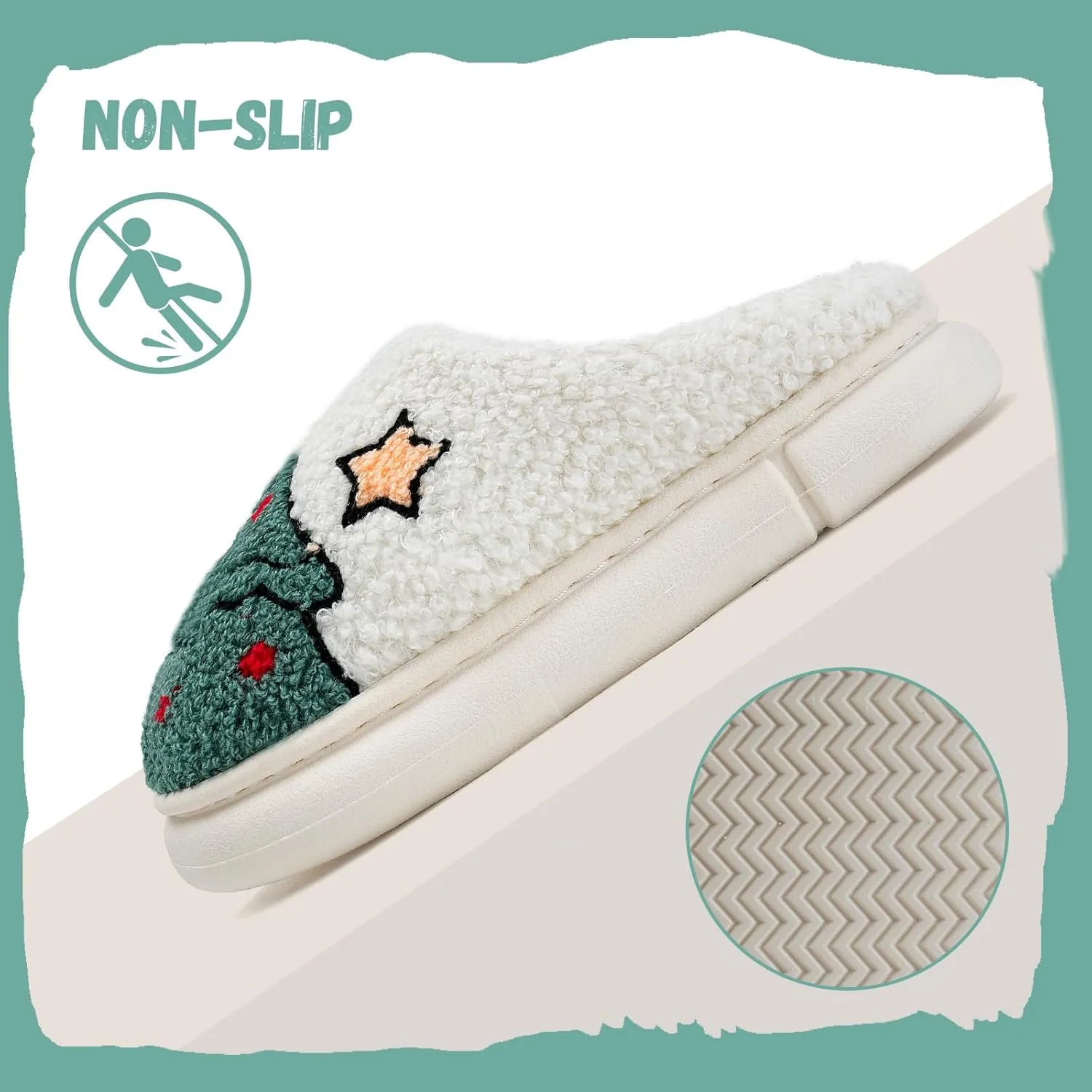 IceUnicorn Kids Slippers Boys Girls Warm Soft Plush Memory Foam House Slippers Big Little Kids Non-Slip Winter Home Shoes for Indoor Outdoor