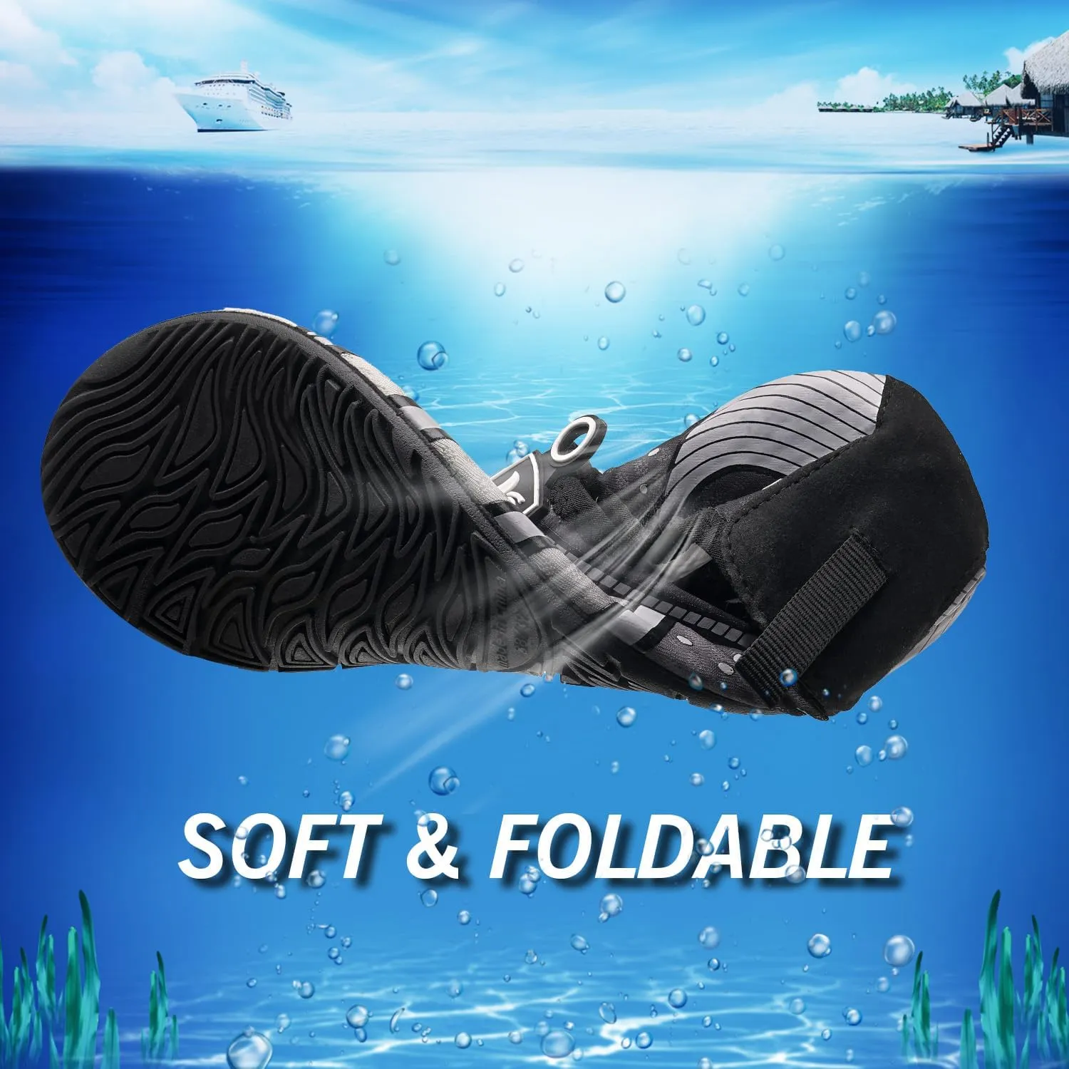 IceUnicorn Water Shoes Men Women Beach Swim Aqua Barefoot Socks Pool Quick Dry Yoga