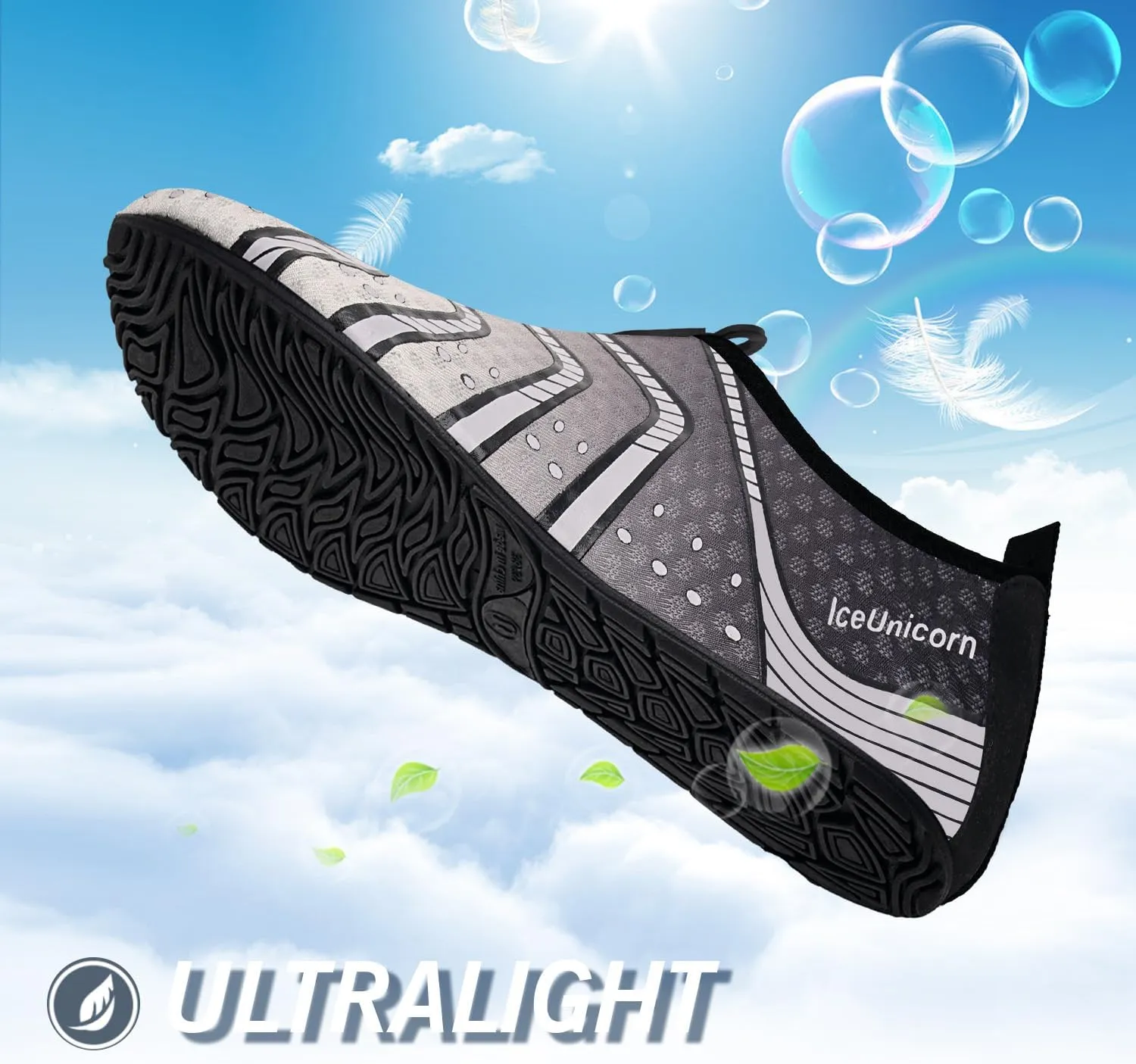 IceUnicorn Water Shoes Men Women Beach Swim Aqua Barefoot Socks Pool Quick Dry Yoga