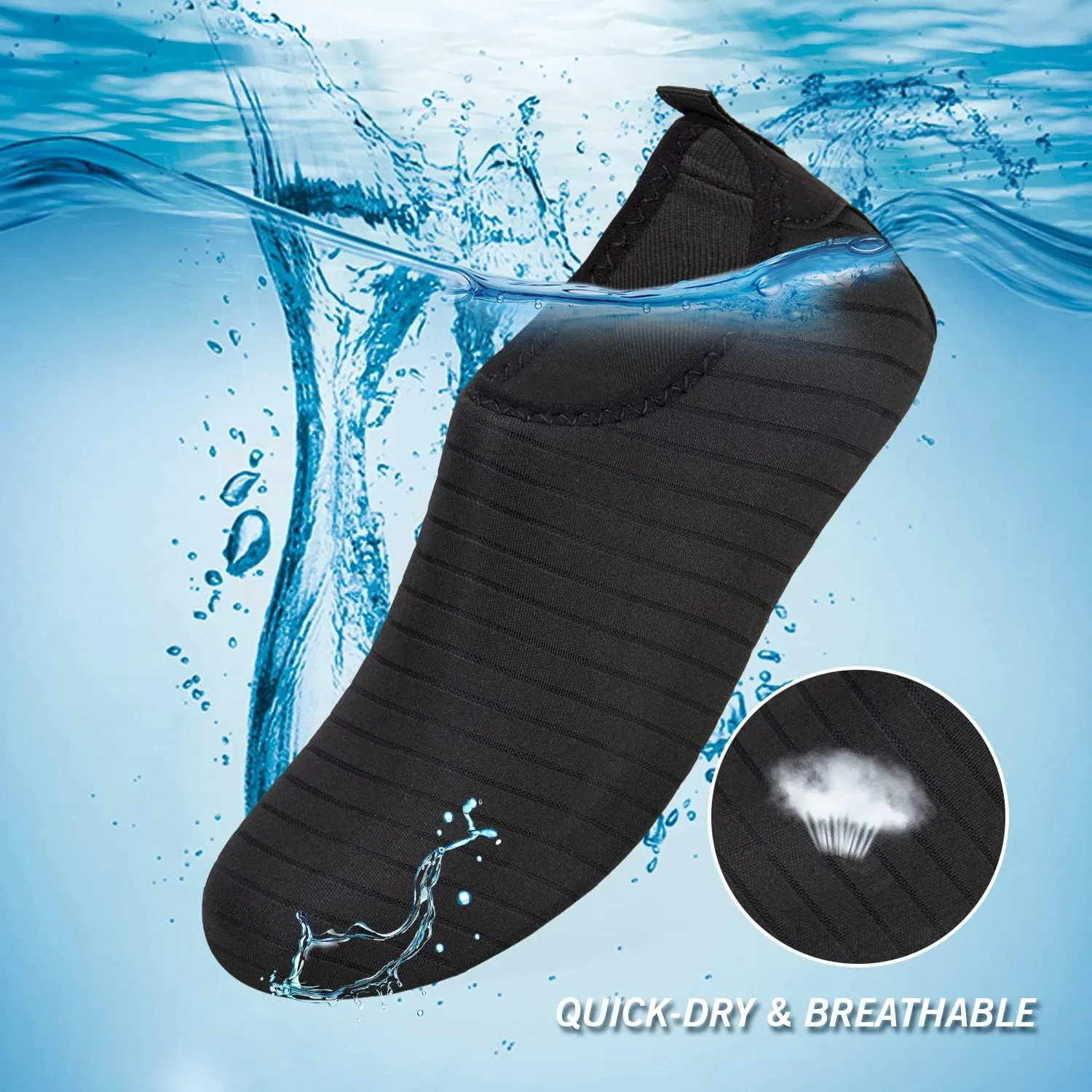 IceUnicorn Water Shoes Men Women Beach Swim Aqua Barefoot Socks Pool Quick Dry Yoga