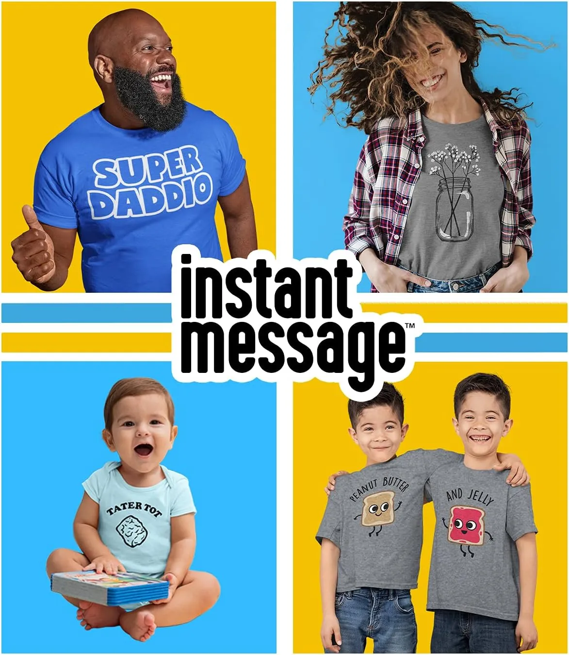 Instant Message - Lake Days and Boat Waves - Toddler and Youth Crewneck Fleece Sweatshirt