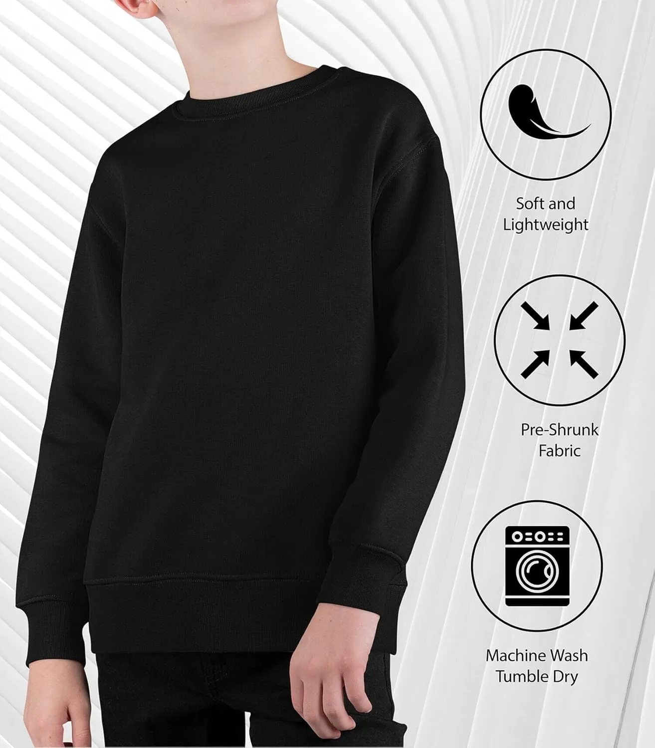 Instant Message - Lake Days and Boat Waves - Toddler and Youth Crewneck Fleece Sweatshirt