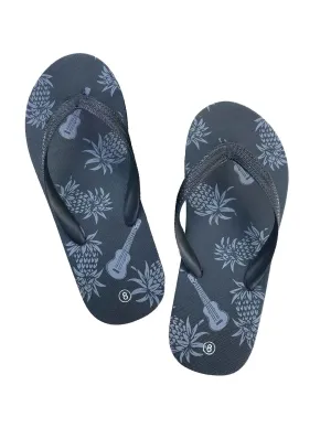 Island Flip Flops Pineapples & Ukuleles