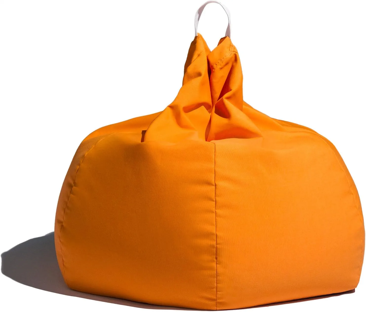 Jaxx Kiss Bean Bag Chair | Casual Poolside & Patio Seating | Sunbrella, Tangerine Orange