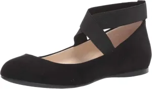Jessica Simpson Mandayss Women's Pull-On Criss-Cross Ankle Ballet Flats Shoes