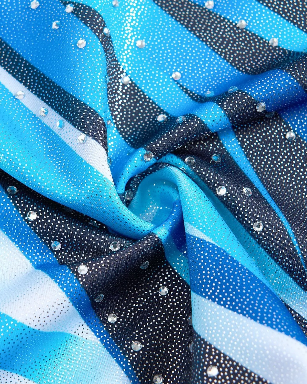 JiAmy Girls Gymnastics Leotards, Glitter Ballet Dance Unitards Biketards Activewear with Short & Hairband for Kids