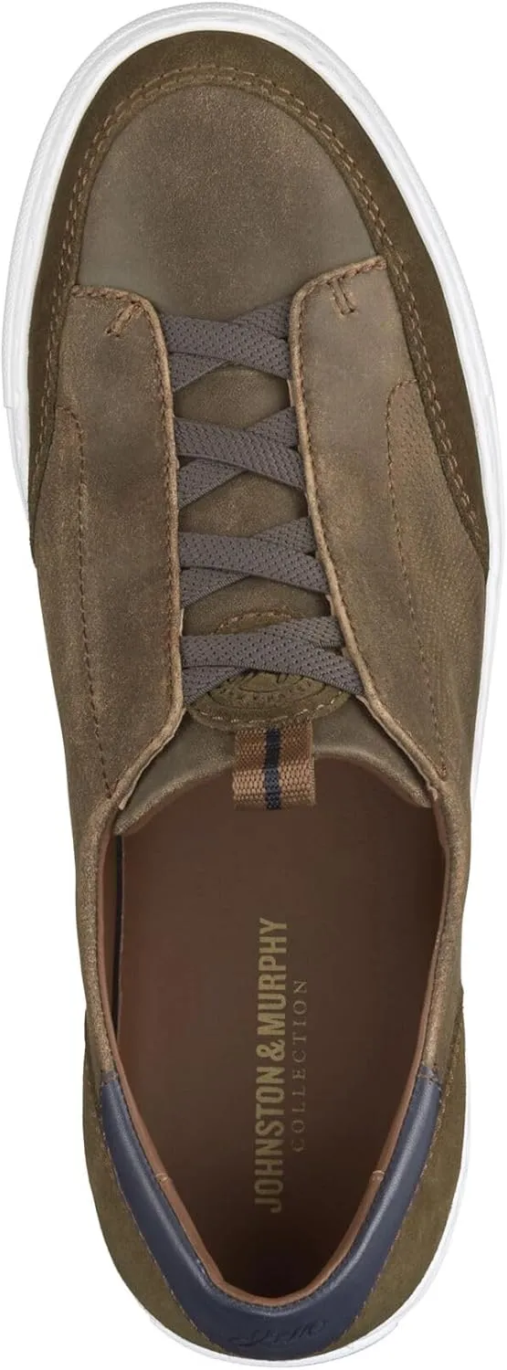 Johnston & Murphy Anson Stretch Lace-to-Toe Slip-On Casual Sneaker