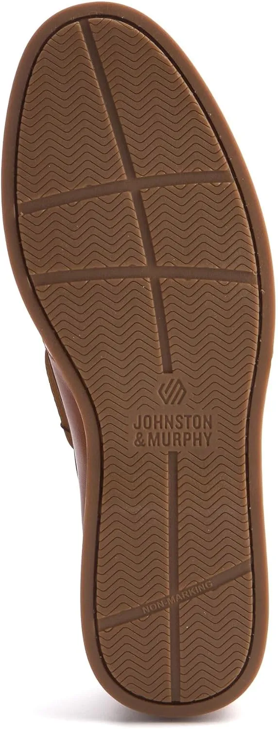 Johnston & Murphy Men’s Monaco Boat and Deck Shoes, Men’s Slip On Shoes, Moccasins for Men