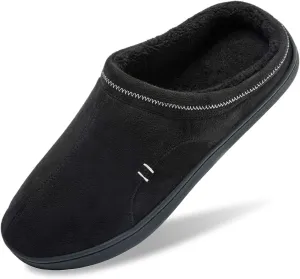 Josaywin Men's Memory Foam slippers Soft Plush Fleece Lining Slip On Indoor Outdoor House Shoes