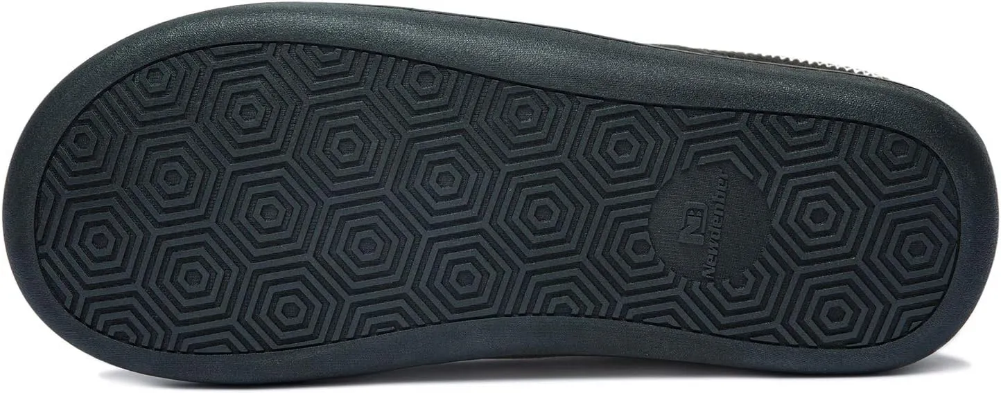 Josaywin Men's Memory Foam slippers Soft Plush Fleece Lining Slip On Indoor Outdoor House Shoes