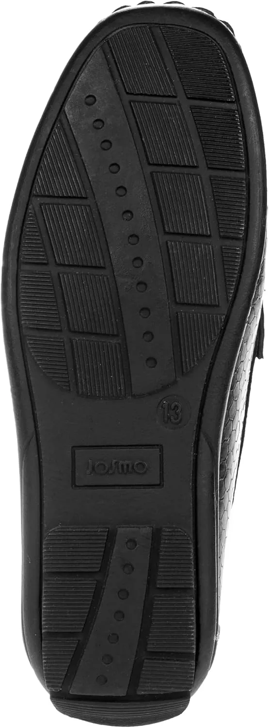 Josmo Mens Moccasin Loafers Slip On Boat Shoe - Casual Dress Penny Driving Shoes (Adults Size)