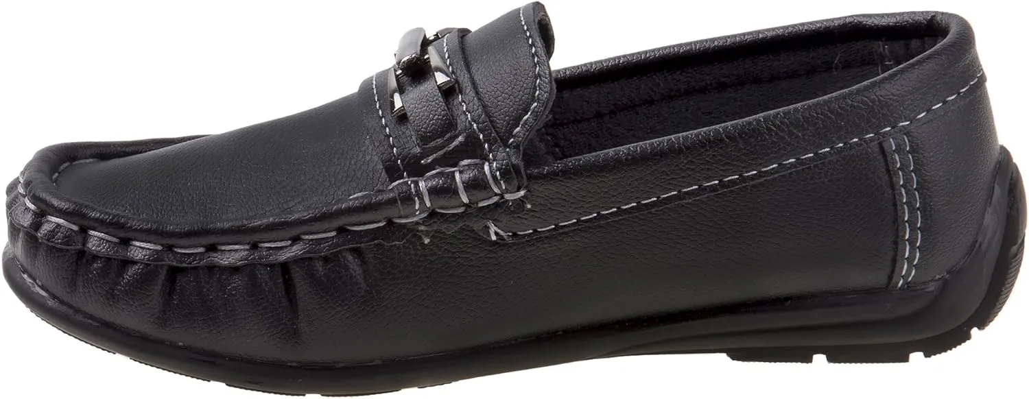 Josmo Mens Moccasin Loafers Slip On Boat Shoe - Casual Dress Penny Driving Shoes (Adults Size)