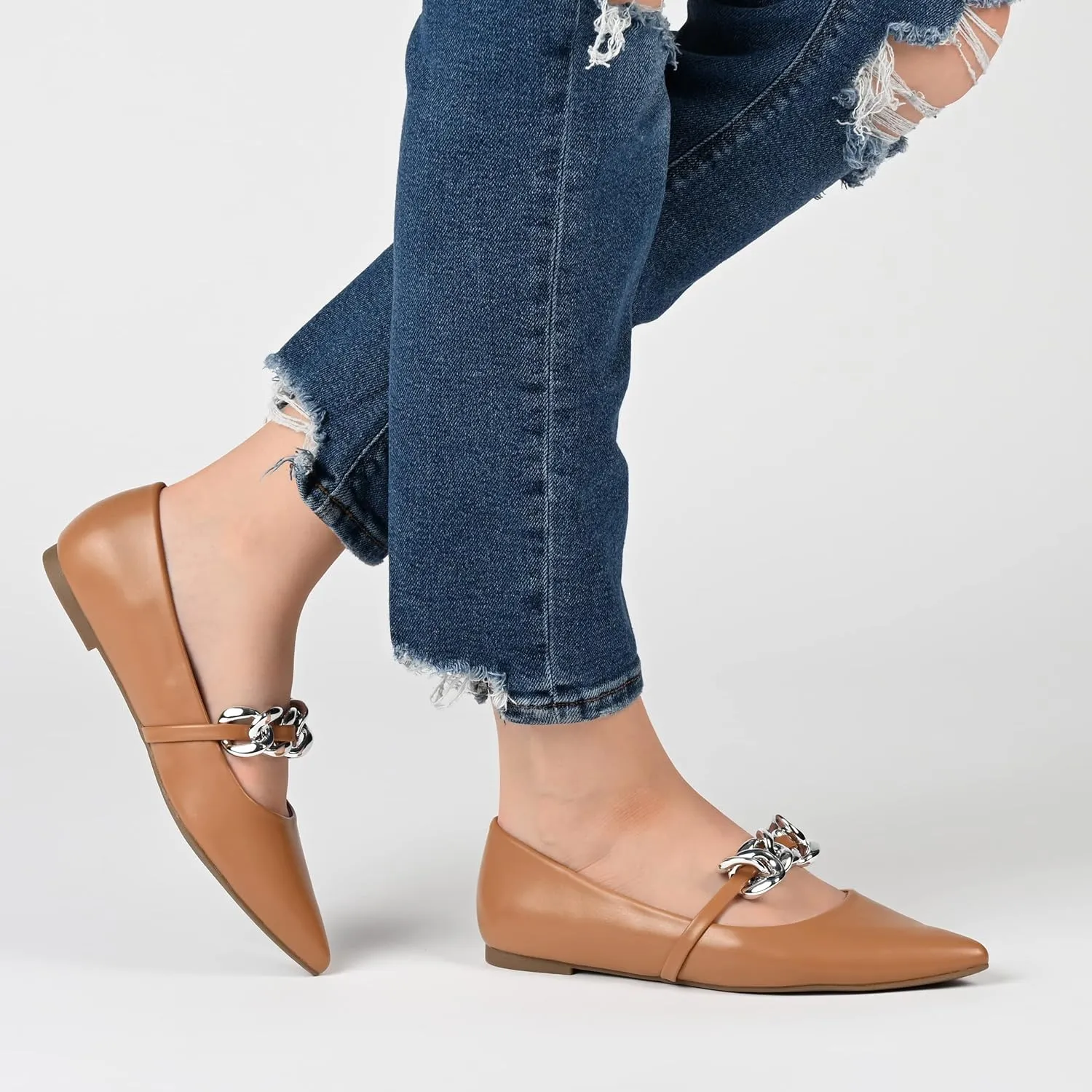 Journee Collection Women's Metinaa Flat Ballet