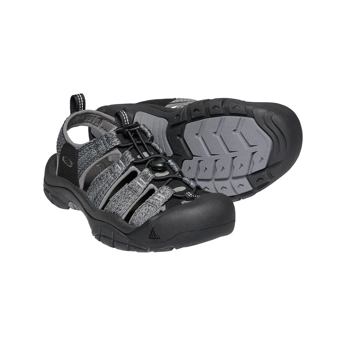 KEEN 1022252 Men's Newport H2 - Black/Steel Grey