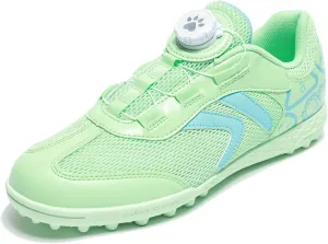 KELME Kids' Indoor Soccer Shoes, Mesh Turf Cleats, Speed Lace System, Boys Girls Little Kid, Football Baseball Sneaker