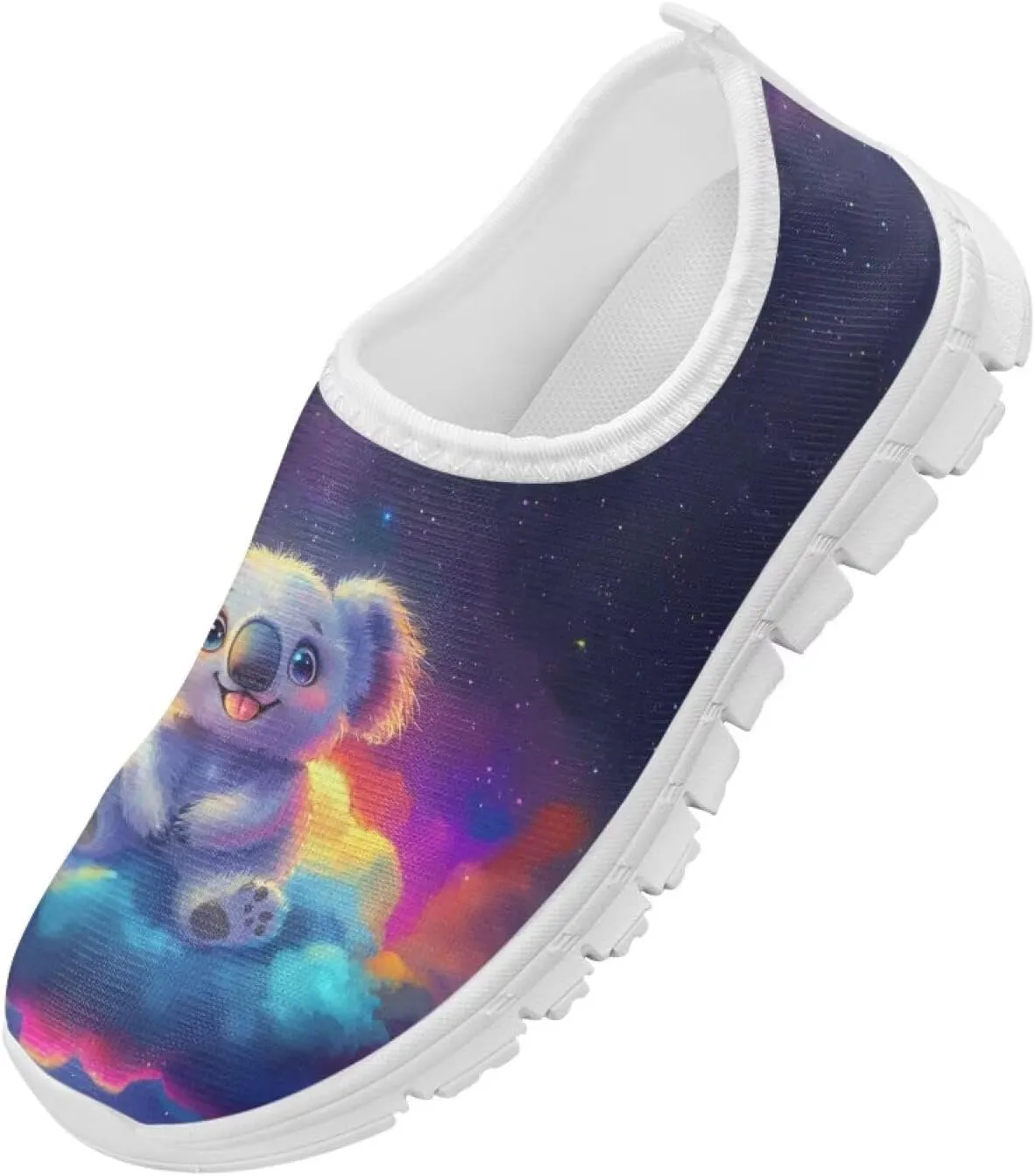 Kids Athletic Shoes Cute Girls Slip On Tennis Shoes Comfy Boys Casual Shoes