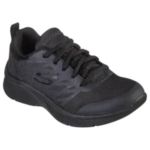 Kids Boys Skechers Microspec - Quick Sprint Shoes Black/Black