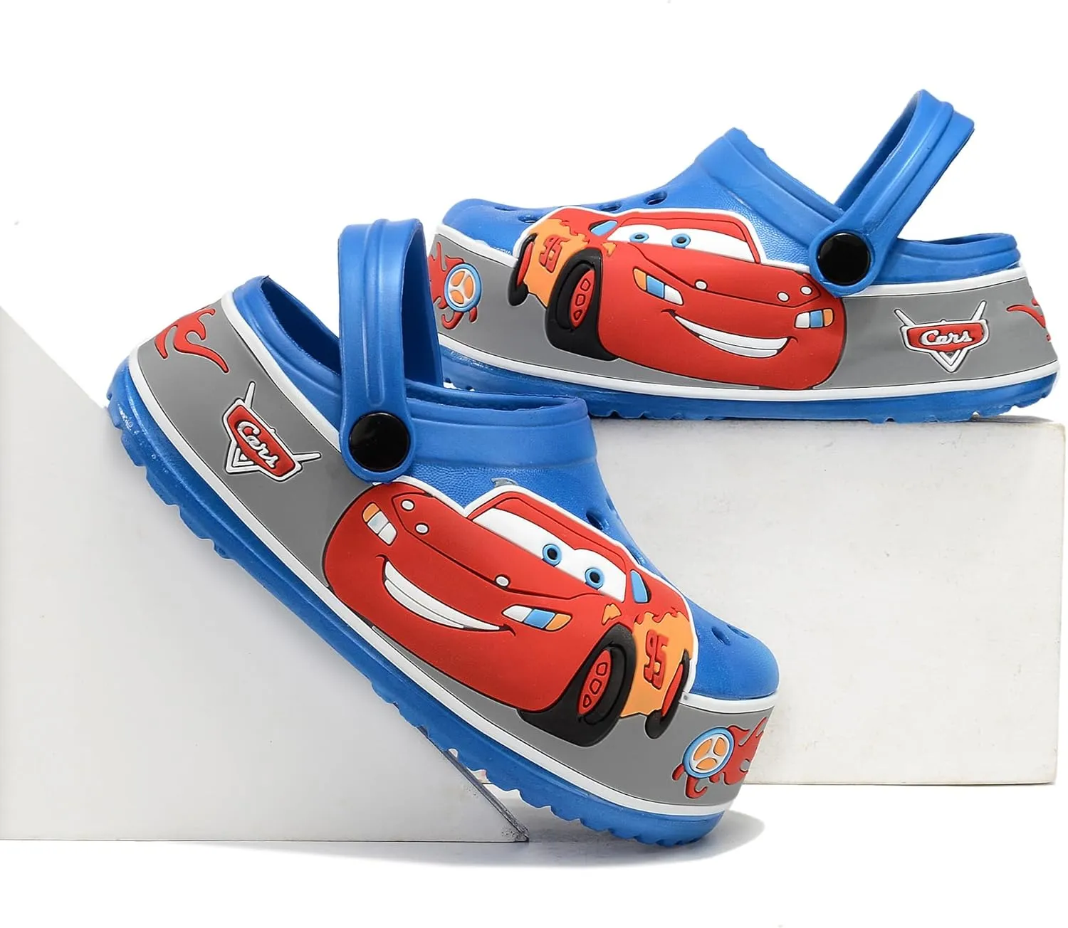 Kids Clogs Shoes Cute Cartoon Slip On Garden Clogs Shoes Toddlers Slippers Sandals Soft Sole Shower Slides Water Shoes