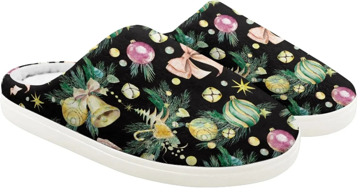 Kids Slippers Boys Girls House Slippers Warm Soft Plush Non-Slip Indoor Outdoor Slip-on Shoes