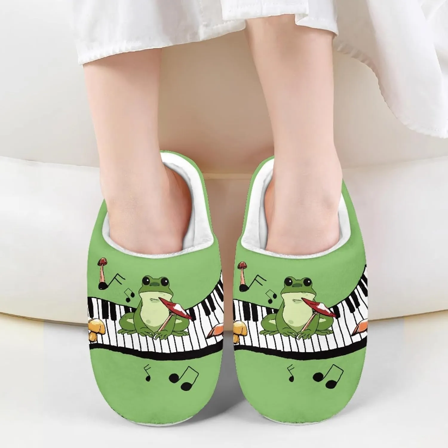 Kids Slippers Boys Girls House Slippers Warm Soft Plush Non-Slip Indoor Outdoor Slip-on Shoes